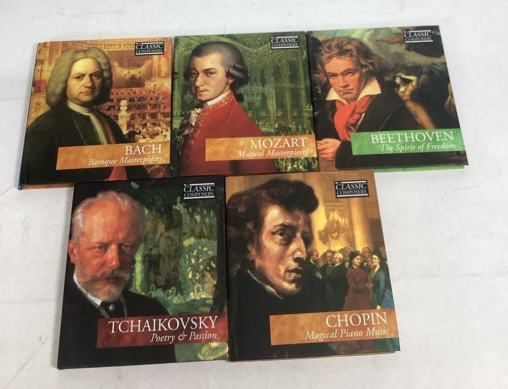 Classic Composers CDs - Bach, Mozart, Beethoven, Tchaikovsky & Chopin